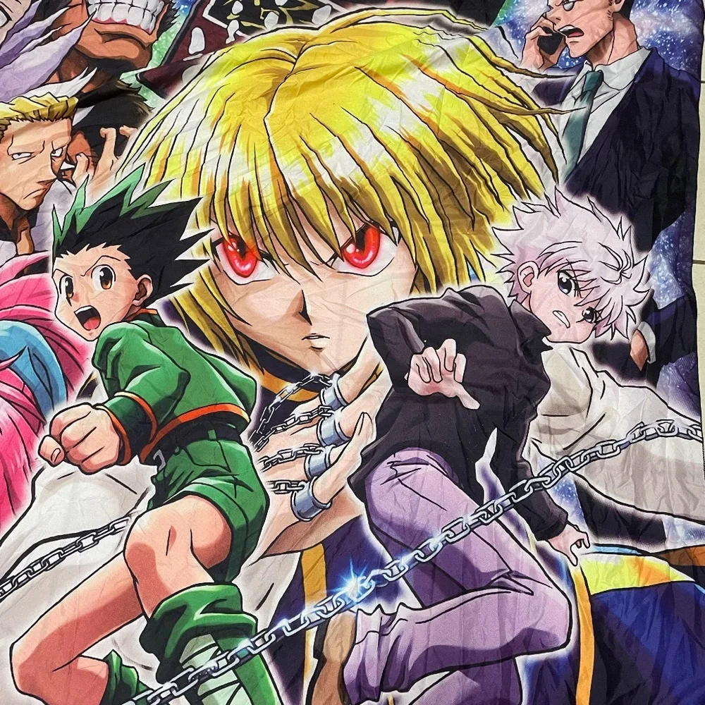 Hunter X Hunter Anime 78 x 56 Wall Tapestry Hanging EUC
